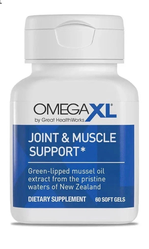 OmegaXL Joint Support Supplement – Natural Muscle Support 60 Softgels