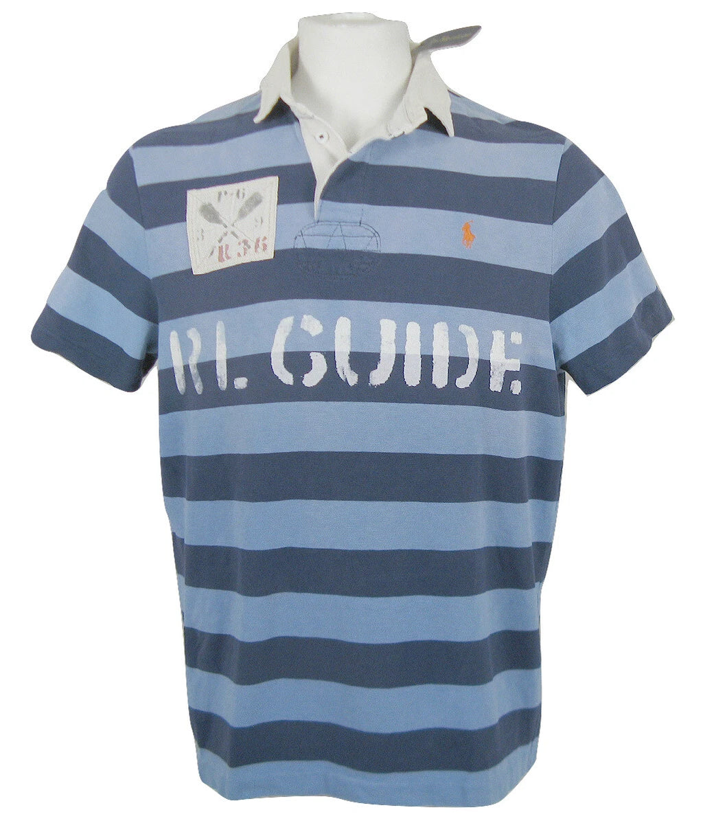 Vintage Polo Ralph Lauren Rugby Shirt Striped Graphic New $145