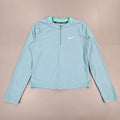 Nike Court Women's Blue Quarter-Zip Long Sleeve Tennis Top FD5676-464
