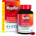 MegaRed 6X Omega 3 Fish Oil 500mg – 80 Softgels Exp 2027