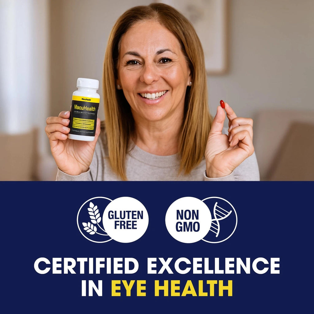 MacuHealth 90ct – Natural Eye Health Daily Supplement Capsules