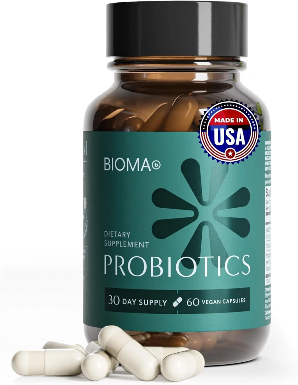 BIOMA Probiotics Digestive Health – Gut Support 60 Capsules