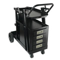 2-Tier Welding Cart with 4 Drawers Heavy Duty MIG Welder Cart on Wheels