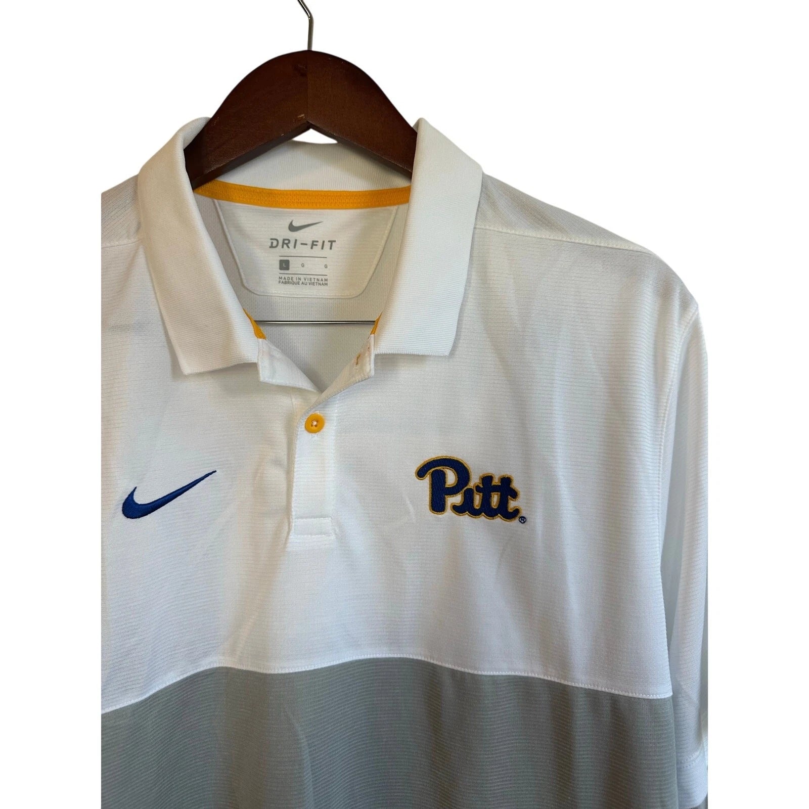 Pitt Panthers Nike Polo Shirt Men's Large New With Tags