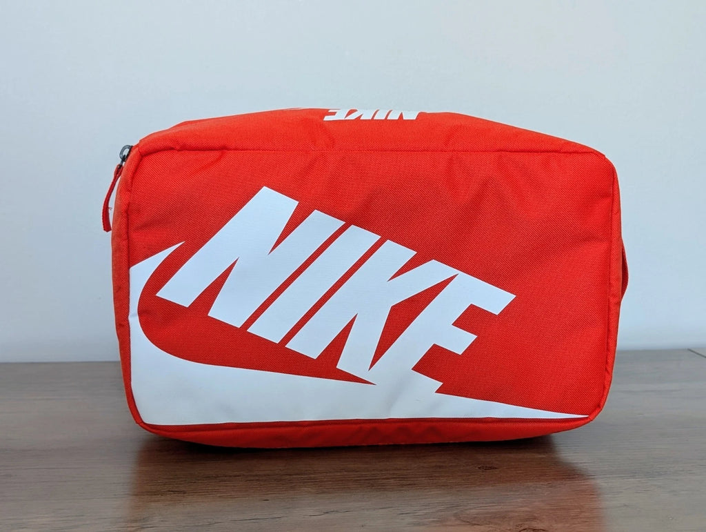 Nike Shoebox Bag Orange White Sneaker Storage Travel Case BA6149-810