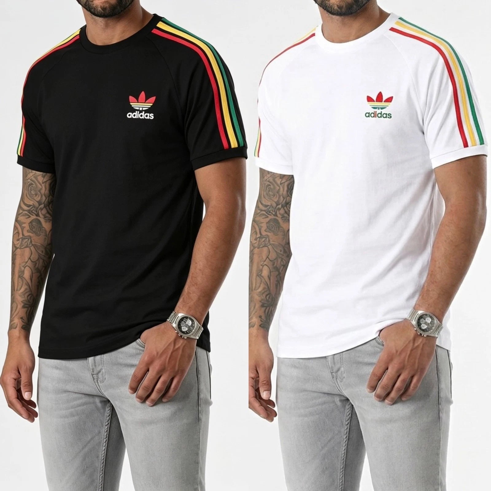 Adidas Crew Neck Short Sleeve T-Shirt Men's Casual Athletic Tee