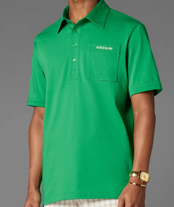 Adidas Originals Trefoil Archive Pocket Polo Shirt Medium JF5002 NWT