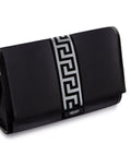 Versace Black Silver Fragrance Pouch Travel Clutch Bag New