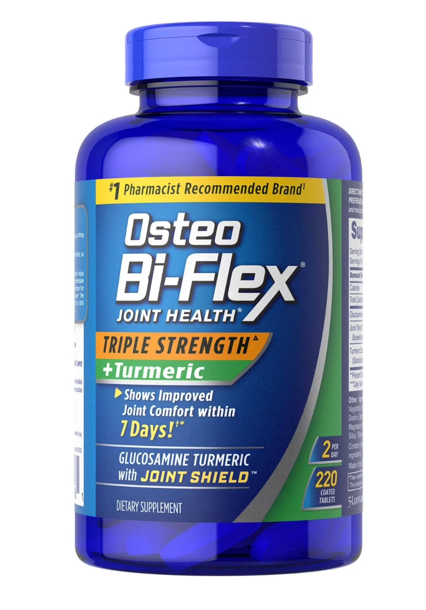 Osteo Bi-Flex Triple Strength Turmeric – 220 Count Supplement