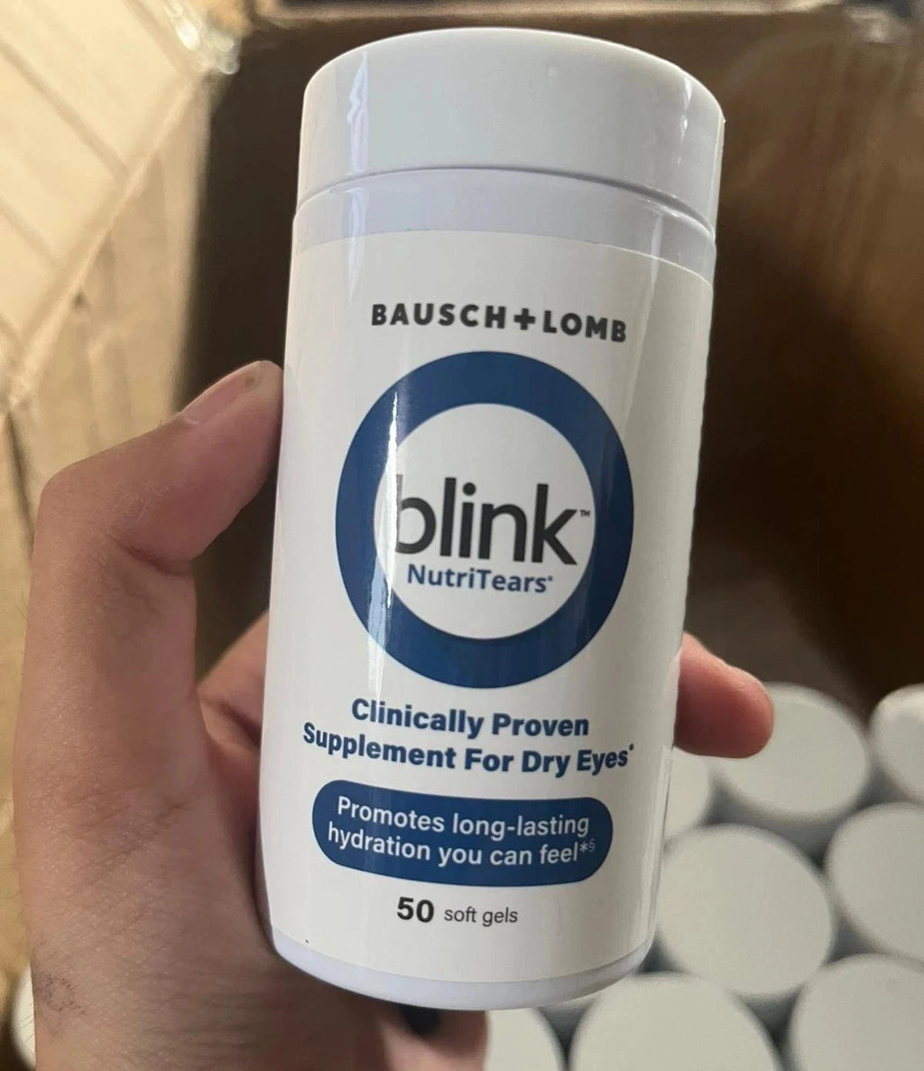 Blink NutriTears Dry Eye Supplement – 50 Softgels Exp 07/2027