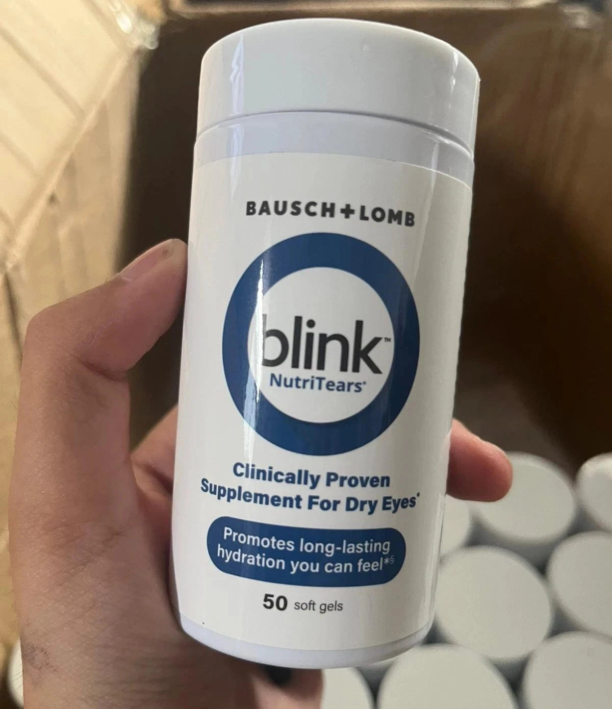 Blink NutriTears Dry Eye Supplement – 50 Softgels Exp 07/2027
