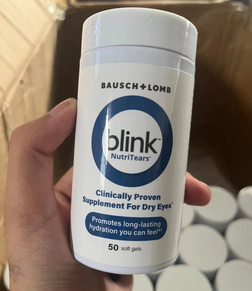 Blink NutriTears Dry Eye Supplement – 50 Softgels Exp 07/2027