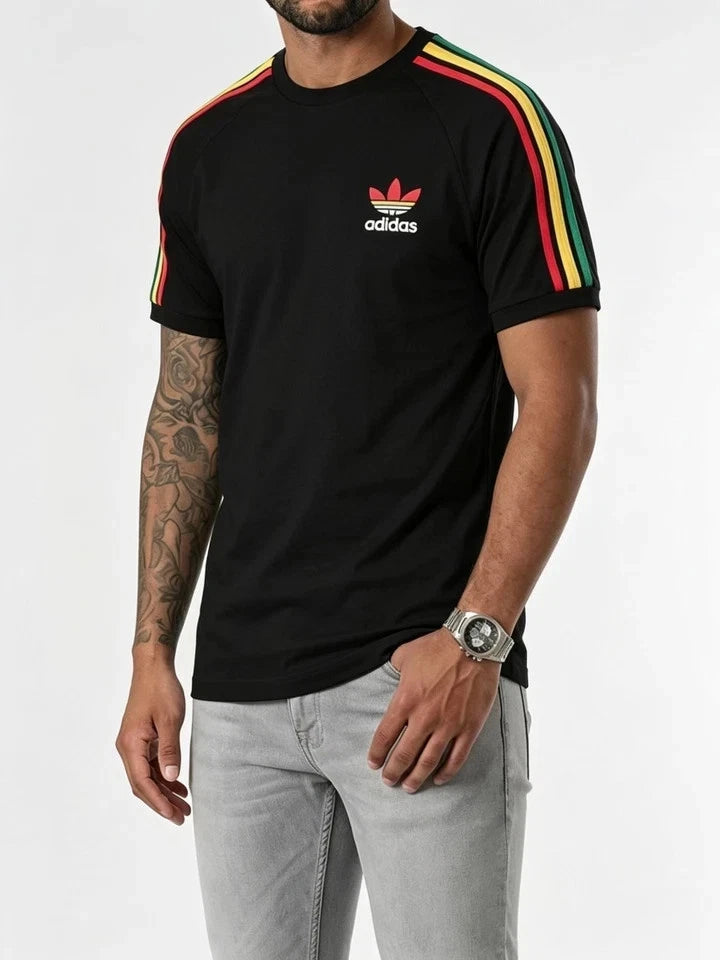 Adidas Crew Neck Short Sleeve T-Shirt Men's Casual Athletic Tee