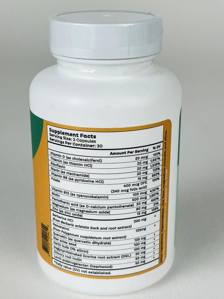 Emma Relief Supplement – Gut & Bloating Support 60 Capsules Exp 2027