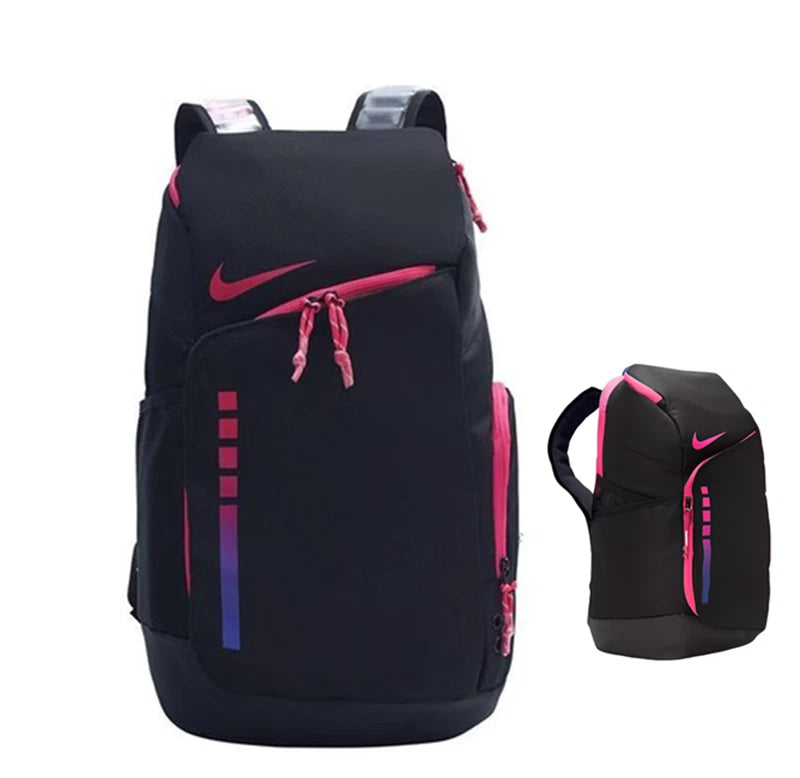 Nike Hoops Elite Backpack 32L Black Pink Unisex Sport Basketball Travel Bag
