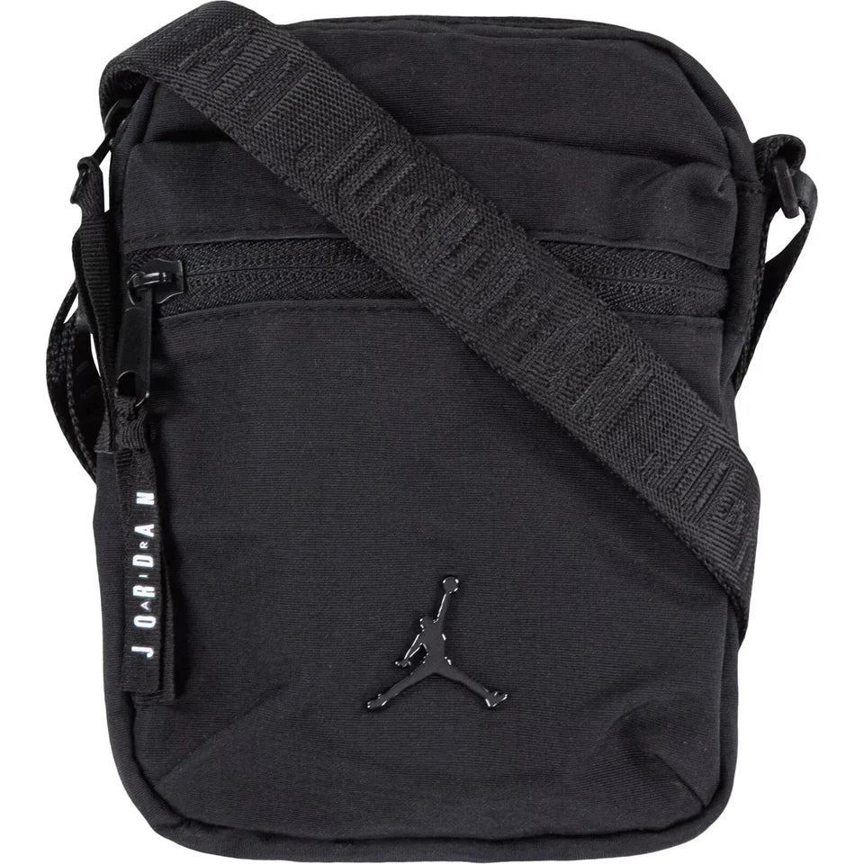 Nike Jordan Classic Festival Crossbody Bag White Black Pink 9A0631 New