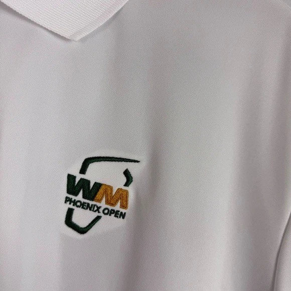 Adidas x Waste Management Phoenix Open Golf Polo White Men's 3XL