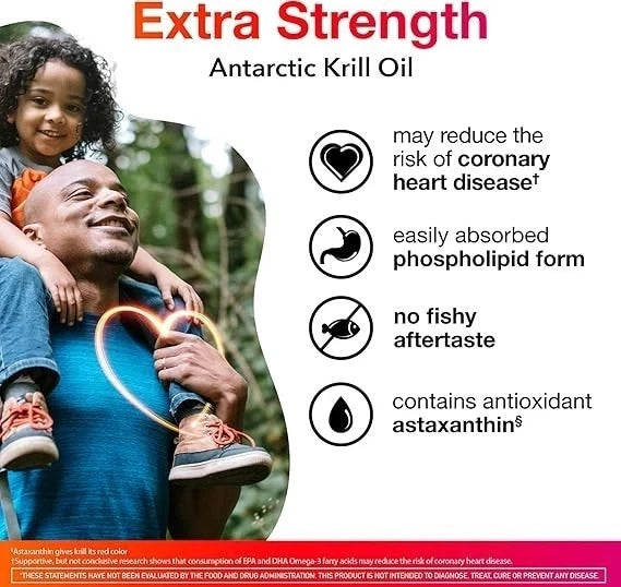 MegaRed 6X Omega 3 Fish Oil 500mg – 80 Softgels Exp 2027