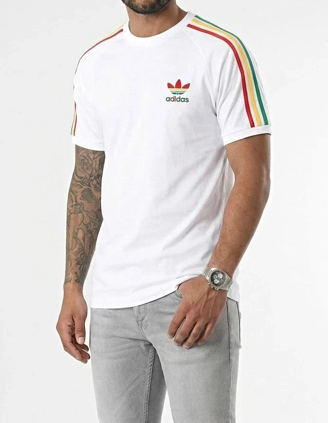 Adidas Crew Neck Short Sleeve T-Shirt Men's Casual Athletic Tee