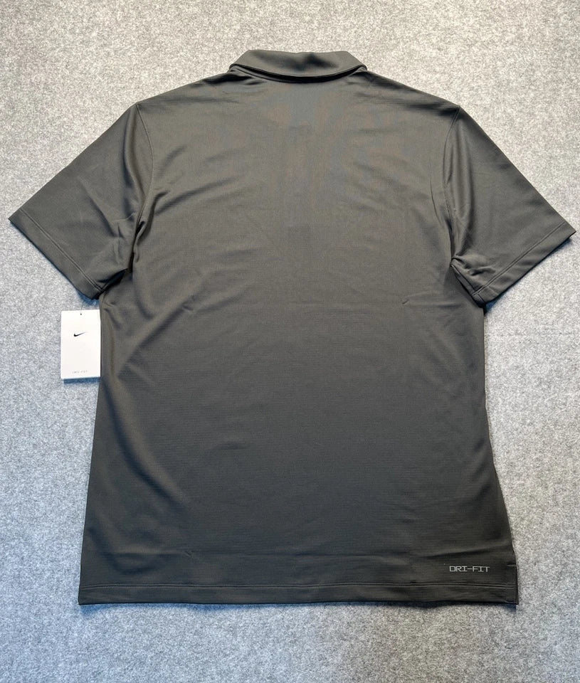 Nike Dri-FIT Polo Shirt Men's Large Charcoal Gray New With Tags