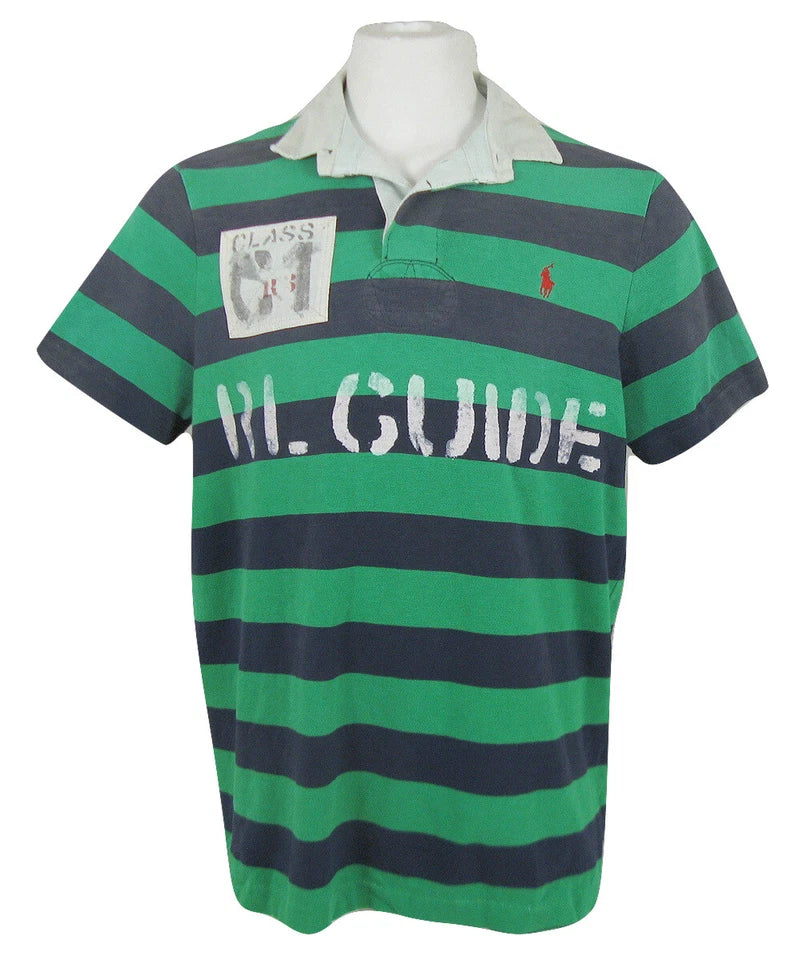 Vintage Polo Ralph Lauren Rugby Shirt Striped Graphic New $145