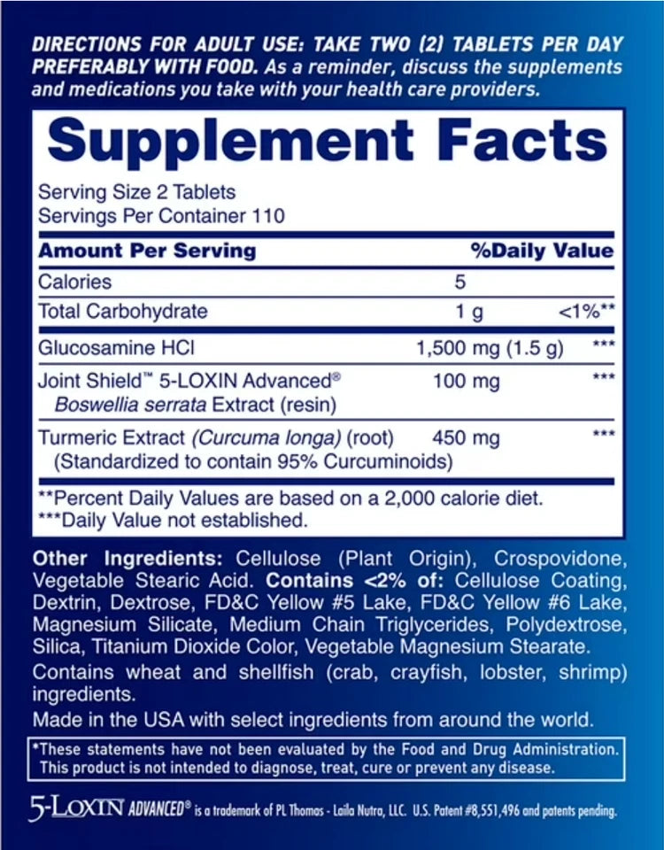 Osteo Bi-Flex Triple Strength Turmeric – 220 Count Supplement