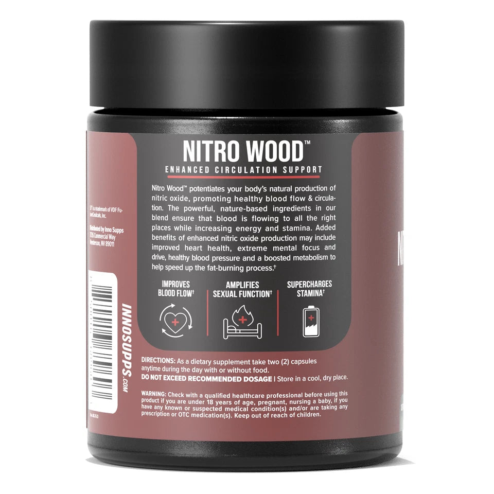 InnoSupps Nitro Wood Circulation Support – 60 Capsules