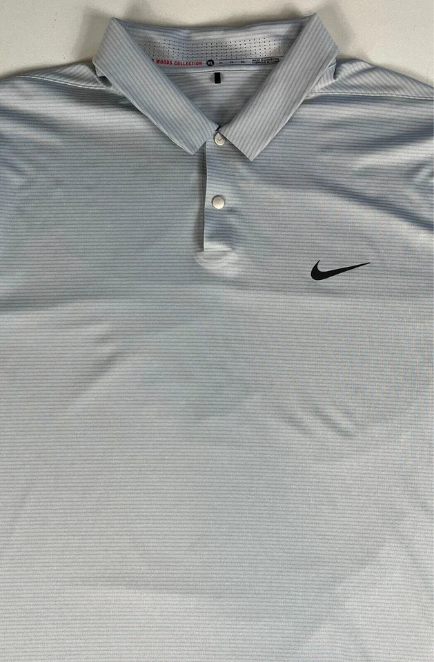 Nike Tiger Woods Collection Men's Striped Golf Polo Shirt XL