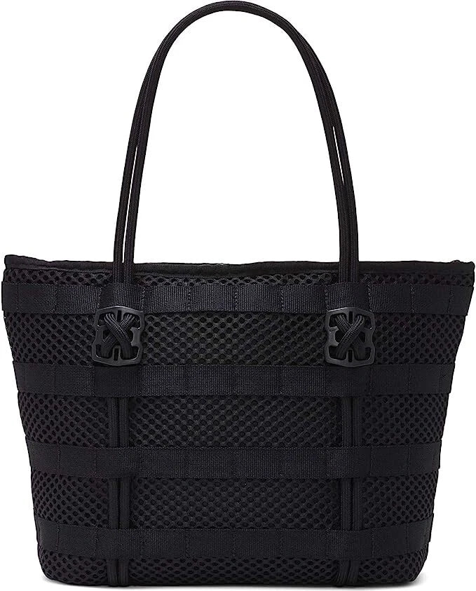 Nike Air AF1 Tote Bag Women's Black White DM9007-010 Small Zipper Tote