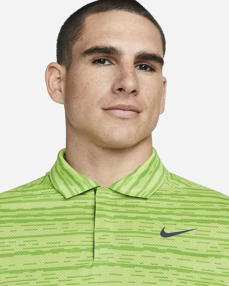 Nike Tiger Woods Dri-FIT Golf Polo Vivid Green Men's Medium DH0789-332