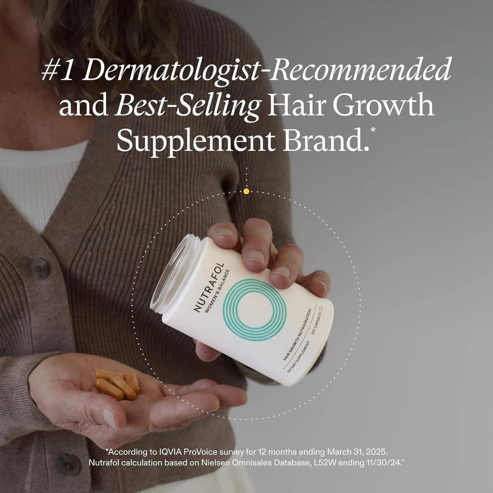 Women's Balance Hair Growth Supplement – 120 Capsules for Healthy Hair