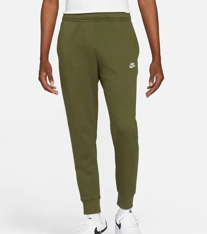Nike Swoosh Athletic Club Fleece Jogger Sweatpants Black Gray Men's New