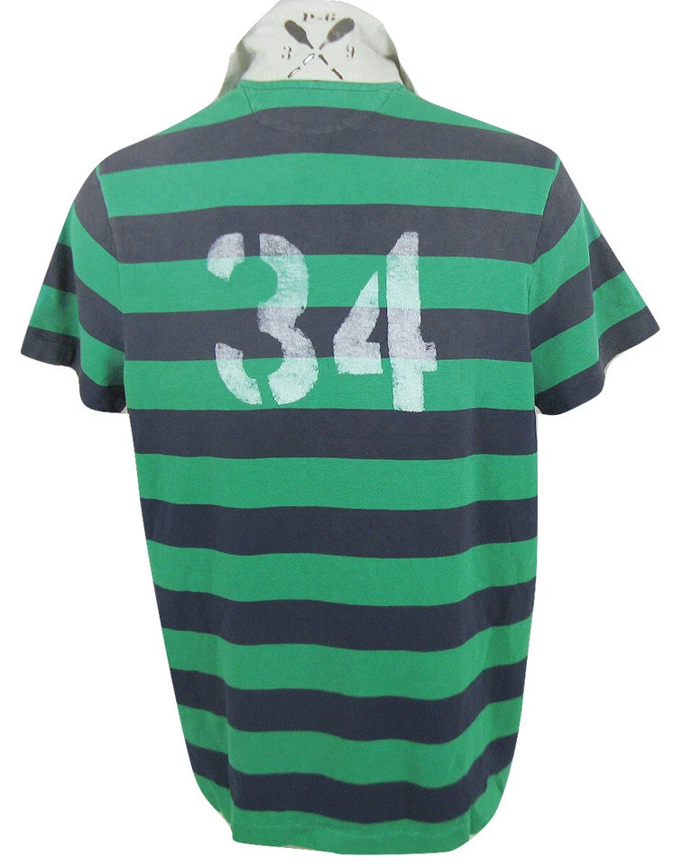 Vintage Polo Ralph Lauren Rugby Shirt Striped Graphic New $145