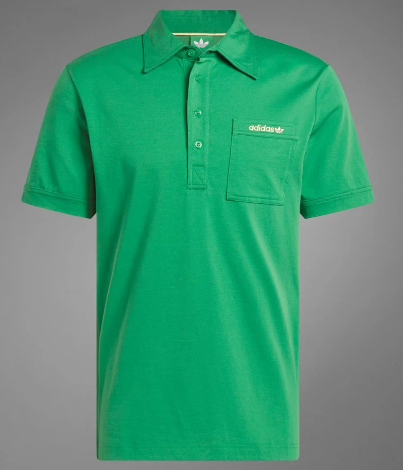 Adidas Originals Trefoil Archive Pocket Polo Shirt Medium JF5002 NWT