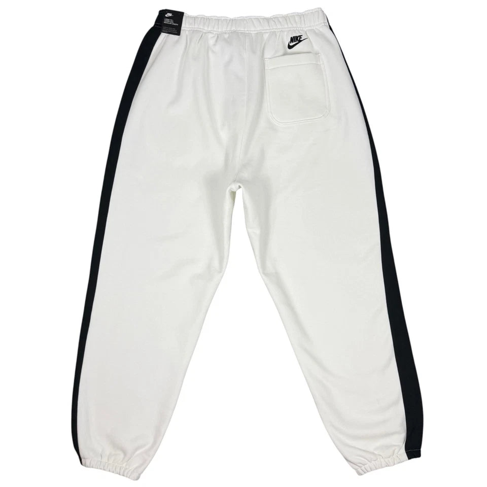 Nike Sportswear Just Do It Fleece Pants White Black Men's XL BV5535-100