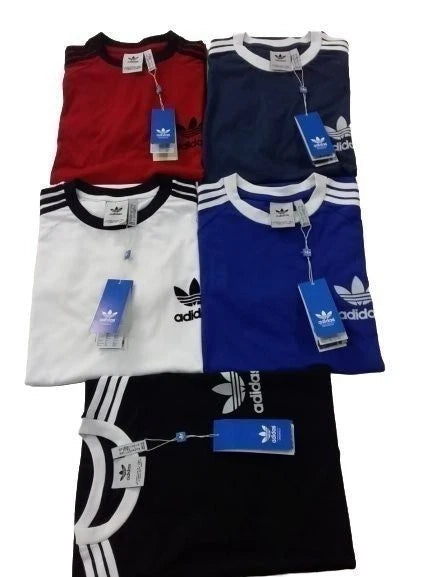 Adidas Originals California Trefoil 3-Stripes T-Shirt Men's Retro
