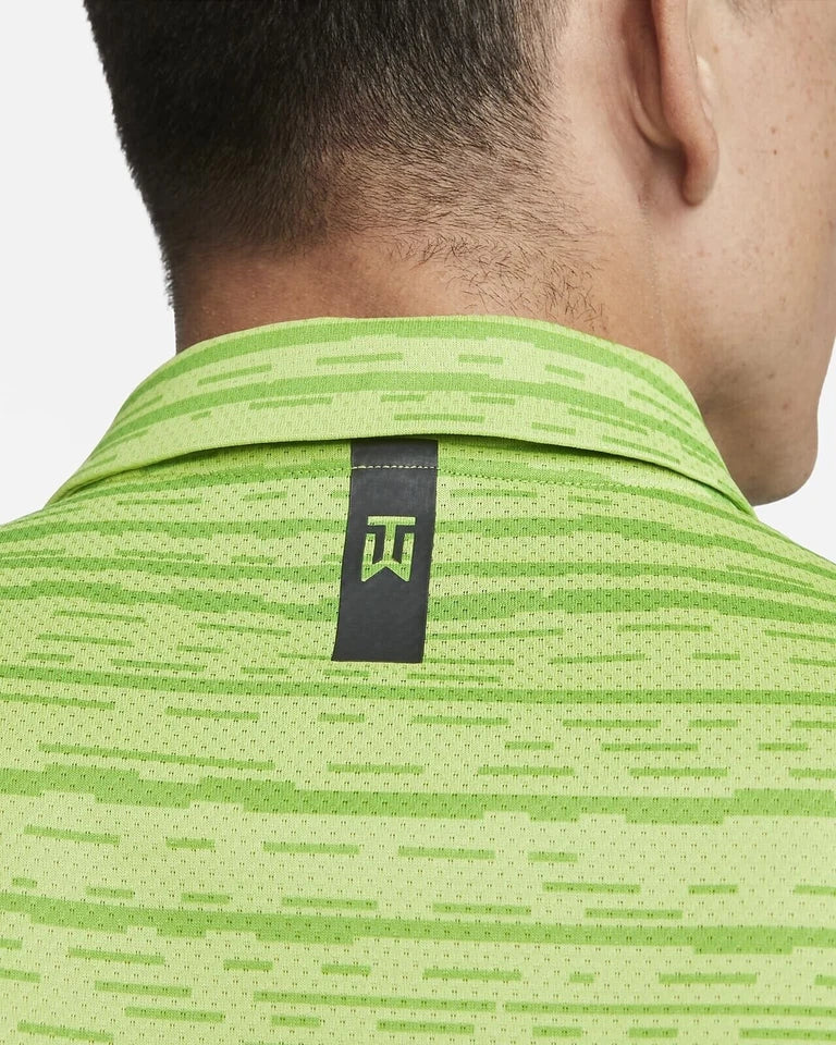 Nike Tiger Woods Dri-FIT Golf Polo Vivid Green Men's Medium DH0789-332