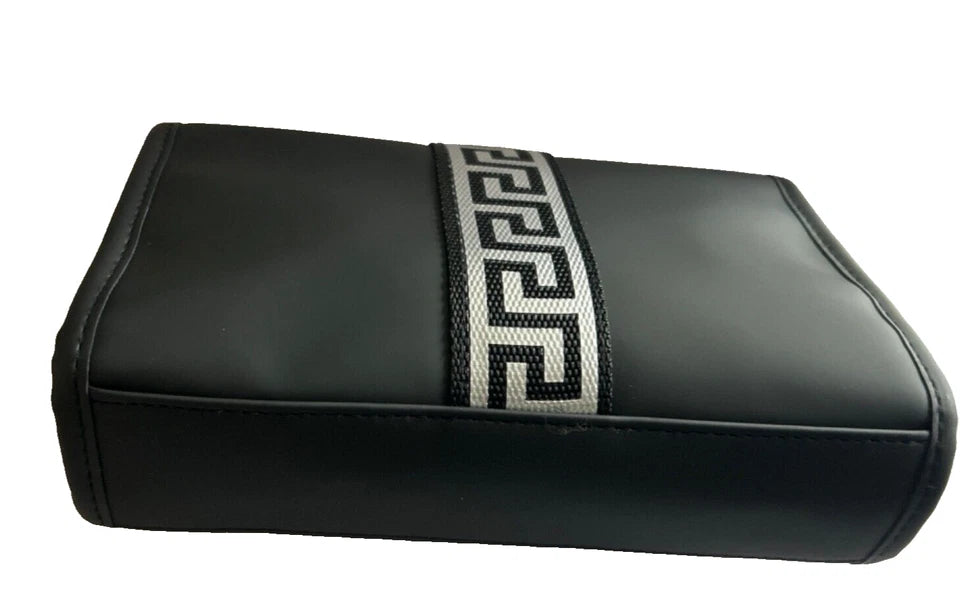 Versace Black Silver Fragrance Pouch Travel Clutch Bag New