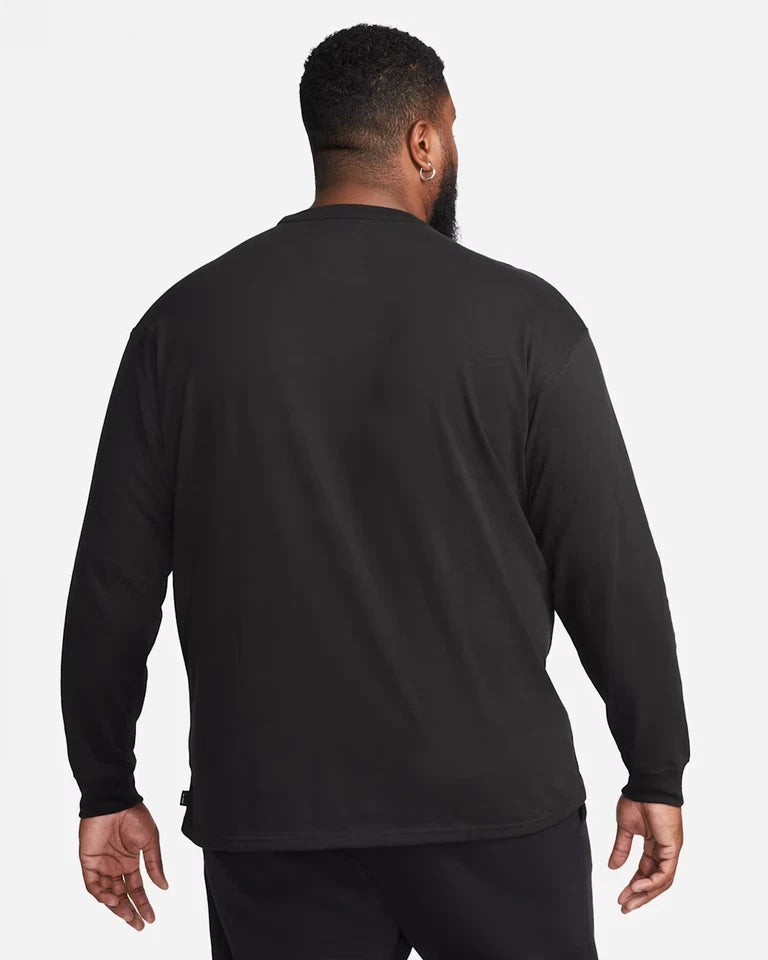 Nike Sportswear Futura Premium Heavyweight Long Sleeve Shirt Black 2XL