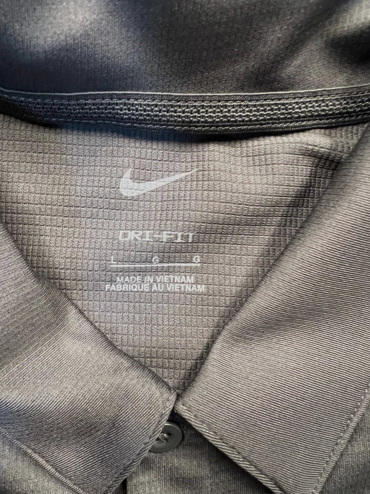 Nike Dri-FIT Polo Shirt Men's Large Charcoal Gray New With Tags