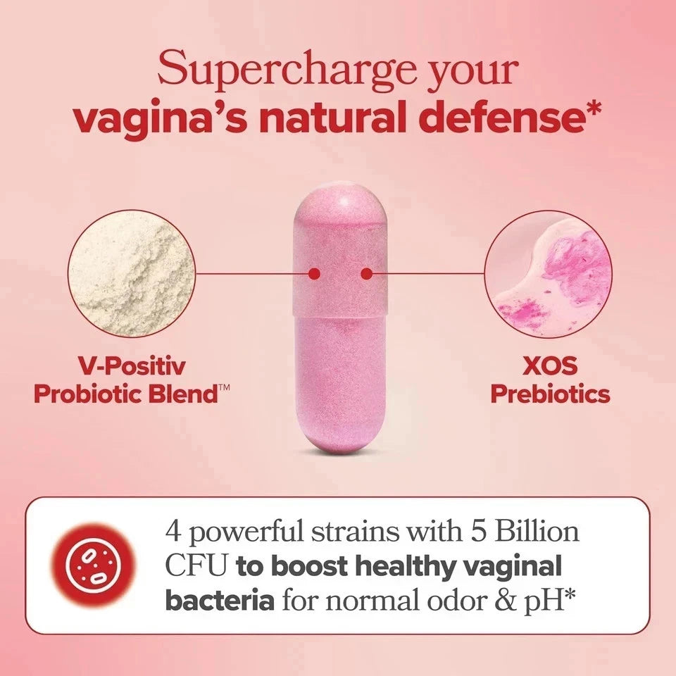 URO pH Balance Vaginal Probiotics – 60 Daily Wellness Capsules