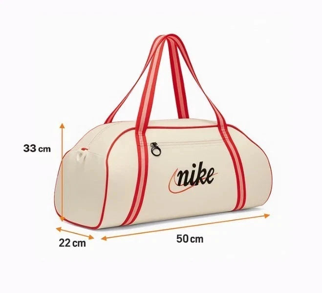 Nike Gym Club Retro Women's Training Duffle Bag 24L Coconut Milk Red