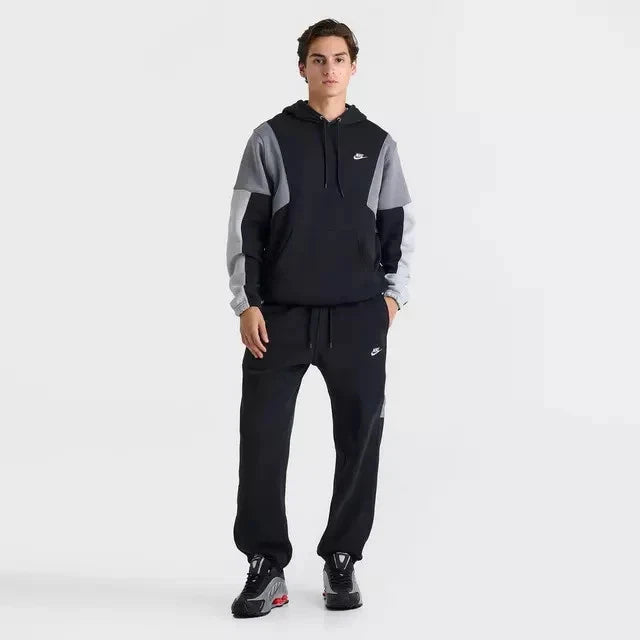 Nike Club Fleece Jogger Pants Black Gray Men's NWT HV1165-010