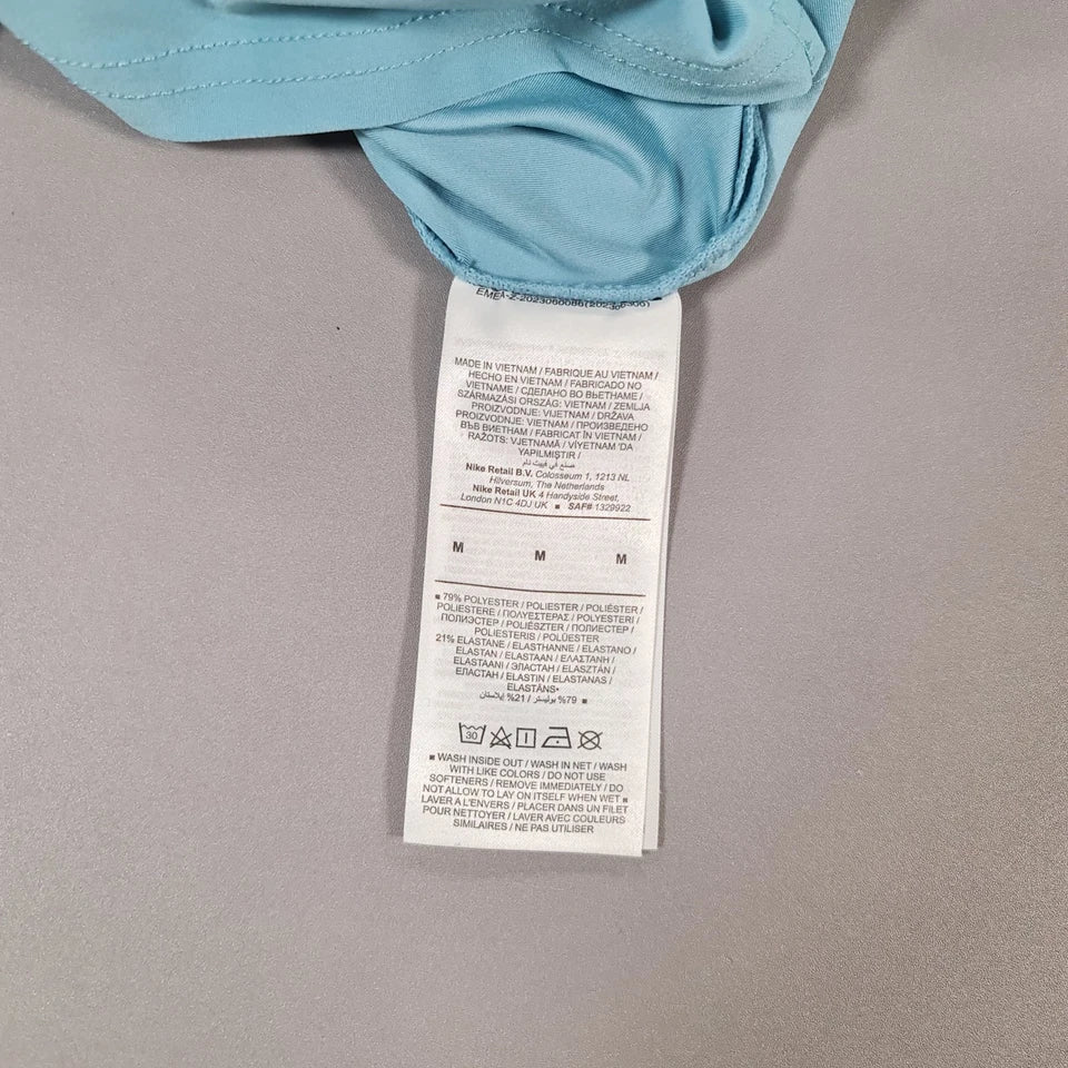 Nike Court Women's Blue Quarter-Zip Long Sleeve Tennis Top FD5676-464
