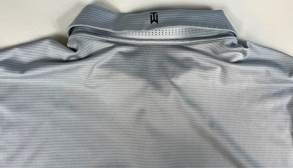 Nike Tiger Woods Collection Men's Striped Golf Polo Shirt XL