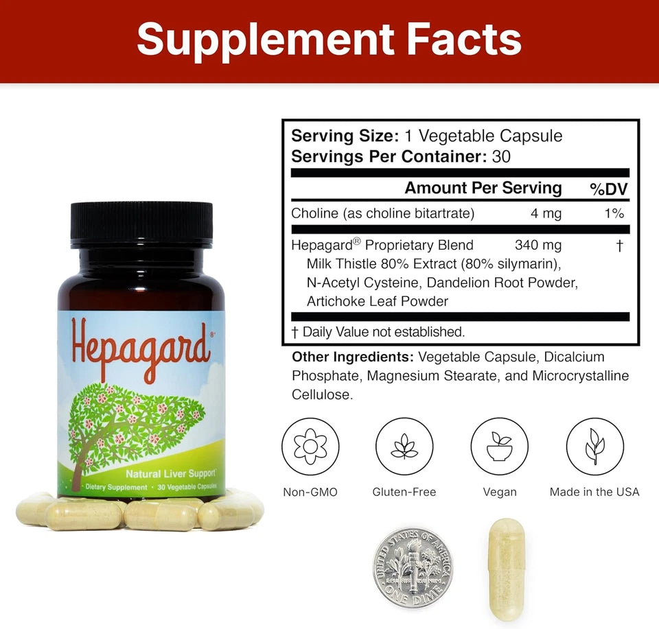 Natural Liver Support Supplement with NAC – Vegan Non-GMO Capsules