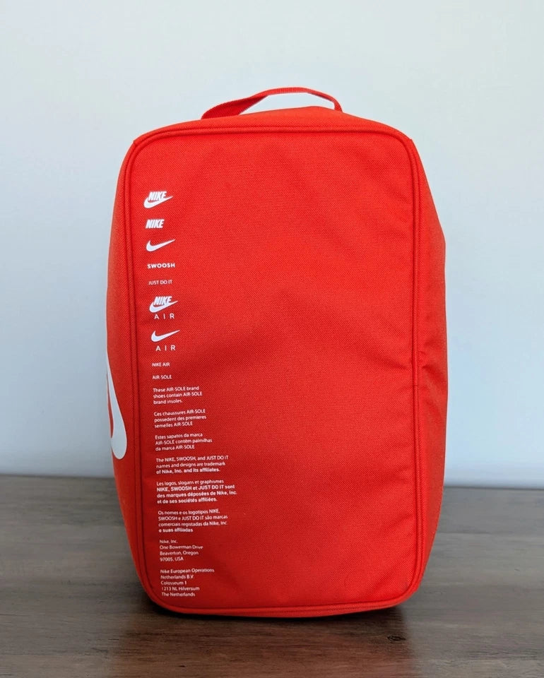 Nike Shoebox Bag Orange White Sneaker Storage Travel Case BA6149-810