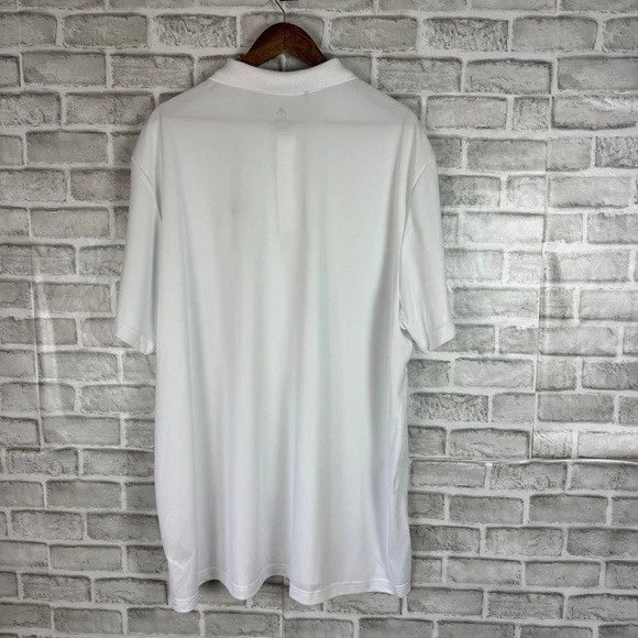 Adidas x Waste Management Phoenix Open Golf Polo White Men's 3XL