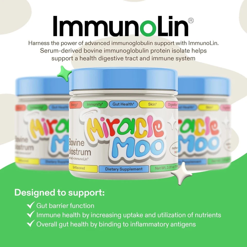 Colostrum Supplement – Gut, Beauty & Immune Support 60 Softgels