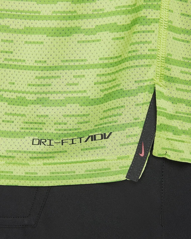 Nike Tiger Woods Dri-FIT Golf Polo Vivid Green Men's Medium DH0789-332